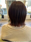 20代30代40代ベージュ暖色系カラー大人ボブ透明感小顔