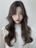 【長田 指名】韓国カット+ふんわり根本パーマ+トリートメント（韓国/表参道）