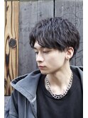 マッシュ短髪ツーブロックモテる束感モテ髪イケメン黒髪ビジネス