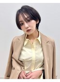 大人ショート ハンサムショート 黒髪ショート
