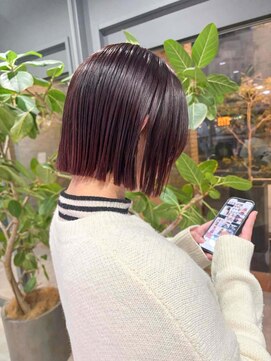 ノエ トトン(noe tton) イメチェン/ホワイトブロンド/外ハネボブ/美髪/名駅a15