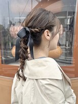 マッシュ アドベ 八戸ノ里(MASHU ADOBE) ウェディング参列にピッタリ☆ツインあみ下ろしスタイル