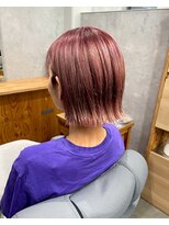 ザ シザーハンズ ナガノ(THE SCISSORS HANDS NAGANO) ミニボブホワイトピンクベージュ