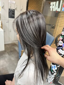 ラフ(LAFF) #着物#メルティーカラー#フェミニンロング#ウェーブミディアム