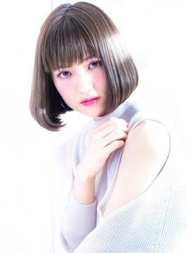 ルーヴル 西宮北口(Louvre) グレーベージュ・ボブ・ショートボブ・ミディアム・髪質改善