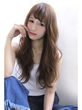 ブラン 梅田(Blanc) 【Blanc】レイヤーカット＿ニュアンスパーマ＿ロング