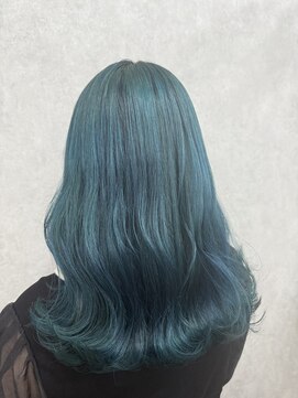 アン ブリーチ 大宮駅東口店(UN BLEACH) ブリーチ１回ターコイズブルーカラー♪♪