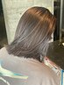 【寺本指名限定】白髪ぼかしハイライト+艶カラー+髪質改善TR¥10000