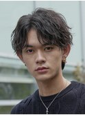 仙台センターパートツイストスパイラルパーマフェザーパーマ