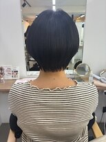 ヘアーアートシフォン 池袋西口店(Hair art chiffon)&nbsp;ミディアムレイヤー/似合わせカット/ダークアッシュ白髪染め池袋