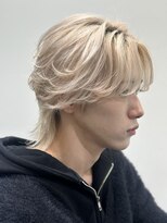 ロンドオム 池袋(Lond Homme)&nbsp;men's/メンズ/メンズカット/ブリーチ/センターパート/池袋