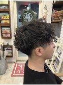 メンズ波巻きパーマ