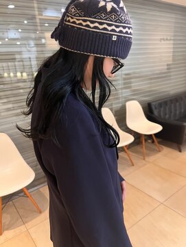 クラップス 上永谷(CLAPS) 黒髪ストレートロングレイヤーミディアム髪質改善ストレートヘア