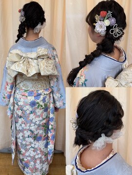 ヘアーメイク ツインズ(Hair Make TWINS) 大人可愛い編みおろしヘア