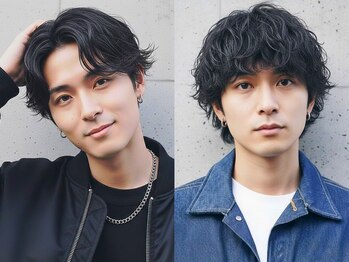 オレンジペコ(orange peco)の写真/【メンズカット+メンズパーマ￥7700】再現性の高いメンズカット×メンズパーマが大人気★ツイストスパイラル