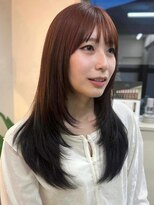 カミング(髪ing)&nbsp;レイヤーカット  ロングレイヤー ハッシュカット