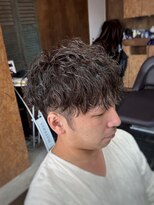 コモレビ(komorebi)&nbsp;【山本智文】ツイストスパイラルパーマメンズマッシュ