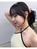 【顔周り/前髪☆縮毛矯正】+前髪カット+プレトリートメント ¥5500