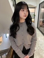 アクシス 栄店(`AXIS)&nbsp;馬渕ミルクティーブロンド/ダークブルー/デジタルパーマ/栄
