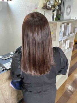 カラーのちから 愛西北一色店 プレミアム白髪染め　髪質改善