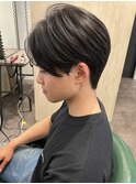センターパート【曲がる縮毛矯正】