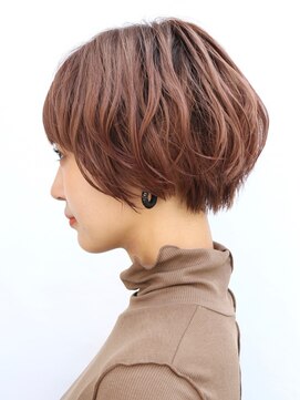 フラット 中山店(flat) ピンクブラウンが可愛いショート[中山駅]