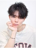 シースルーショートマッシュ　刈り上げ　カルマ　ツーブロック