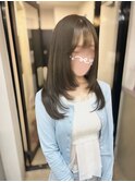 渋谷韓国レイヤー × 透明感オリーブベージュ