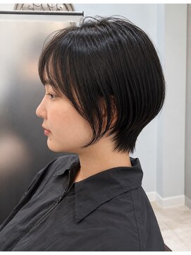 マテリア ヘアー デザイン(materia hair design) 大人女性に人気◎丸みショートボブ