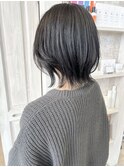 福山市Caaryレイヤーミディアムスタイル暗髪20代30代40代50代