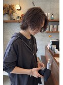 メンズミディアムパーマ
