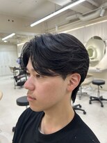 ニコ トウキョウ ヨコハマ(nico)&nbsp;メンズセンターパートウルフセンターパートニュアンスパーマ襟足
