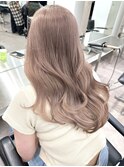 原宿韓国顔まわりミルクティーベージュミルクティーカラー