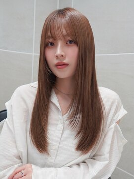 アンジェリカ 尼崎店(ANGELICA) くびれレイヤー×ゆる巻き×モテ髪×ナチュラル韓国ヘア