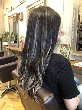 ラグシス ザ ヴィンテージ(LUXIS THE VINTAGE) 【シールエクステ】ハイライト×ライトグレー