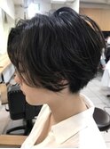 ニュアンスパーマショート　ハンサムショート YACHI