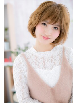 ミック 日暮里店(miq) 外国人風ニュアンスカール3Dカラーウルフボブb1