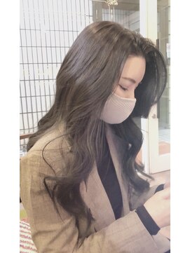 ネオリーブアーチ 武蔵小山店(Neolive arch) ヨシンモリ × ダークグレー × 立ち上げ前髪【イナガキ】