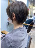 【mag佐藤聖】丸みとクビレショートボブ×肌トーンアップカラー