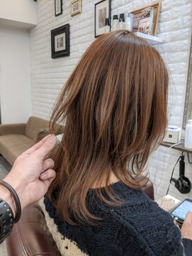 ルモ ヘアー 泉佐野ベイエリア店(Lumo hair) 行成が作る、ミディアムウルフ！