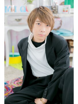 ミック ヘアアンドビューティー 大山店(miq  Hair&Beauty) 斜めバングｘメルトカラーで個性的ニュアンスマッシュc1