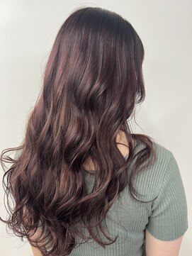 エイト 池袋店(EIGHT ikebukuro) 淡いピンクブラウン@富澤翼