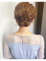 フィオーレ ヘアデザイン(FIORE hair design)&nbsp;シニヨン　お呼ばれ　結婚式