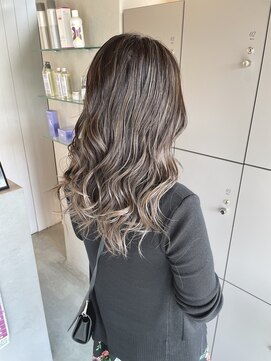 エイト 沖縄豊崎店(EIGHT toyosaki) 【EIGHT 豊崎】お客様スタイル_3Dカラー×グレーアッシュ