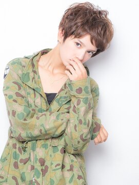 アニモフィオレンテ イオンタウン吉川美南店 +animo吉川美南+横顔美人メンズライクなウルフマッシュパーマG