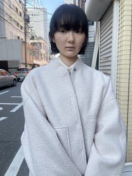 リル(Lilu) 黒髪シンプルボブのお客様☆クロカワケンタ