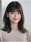 似合わせカット イメチェンヘアスタイル レイヤー ミディアム