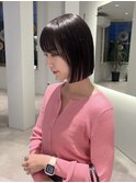 大人かわいいミニボブ / 切りっぱなしボブ / うる艶ショート