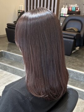 アトリエコア(Atelier Coa) 髪質改善トリートメントミルクティーピンクベージュカラー