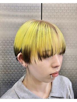 ホワイト 梅田(white) ベージュ×イエロー×ブラック